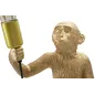 LAMPA STOŁOWA MONKEY ZŁOTA 26X34X55 cm